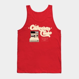 Vintage 80s Camera Club Tank Top